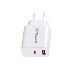 Încărcător priză Tellur PDHC101 cu două porturi, PD 20W + QC3.0 18W, alb - Img 6