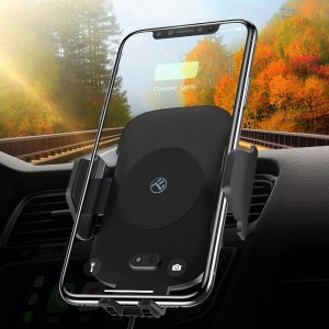 Încărcător wireless cu suport auto și senzor IR WCCM2, negru - Img 7