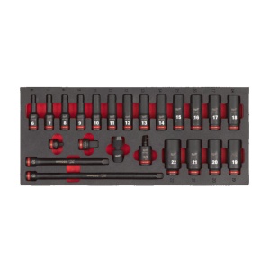 Inserție spumă goală 417x177mm pentru tubulare lungi 1/4"