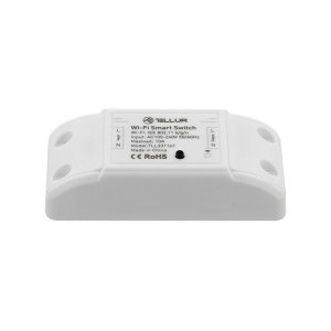 Întrerupător WiFi Tellur, de linie, 2200W, Alb - Img 5