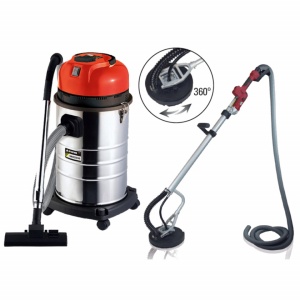 Kit masina de slefuit tip girafa, 710 W, disc 225 mm + aspirator Stayer 30 litri, 1200 W