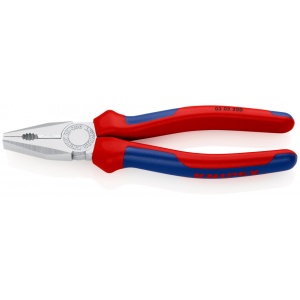 KNIPEX 03 05 200 Patent combinat cu manşoane multicomponent cromat 200 mm