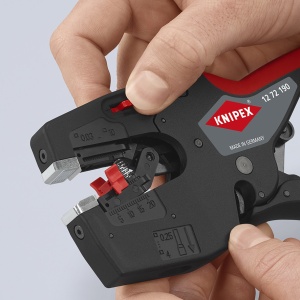KNIPEX 12 72 190 NexStrip 190 mm, dezizolare: 0.03 - 10 mm² / 32 - 8 AWG; sertizare: 0.25 - 4 mm² / 2 x 2.5 mm² - Img 6