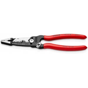 KNIPEX 13 71 8 WireStripper Clești multifuncționali pentru electricieni model american acoperite cu plastic vopsit negru 200 mm