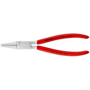 KNIPEX 44 13 J2 clește pentru inele de siguranță pentru inele interioare cu alezaje acoperite cu plastic cromat 180 mm - Img 3