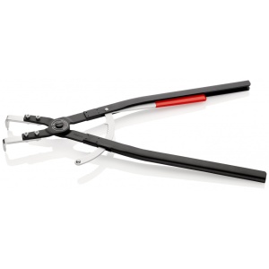 KNIPEX 44 20 J51 clește pentru inele de siguranță pentru inele interioare cu alezaje vopsit electrostatic în negru 590 mm - Img 2