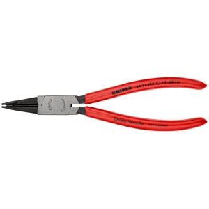 KNIPEX 44 31 J22 clește pentru inele de siguranță pentru inele interioare cu alezaje angular la 45° acoperite cu plastic vopsit negru 180 mm - Img 3