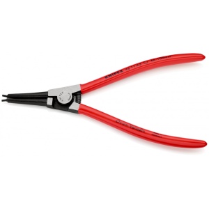 KNIPEX 46 11 A3 clește pentru inele de siguranță pentru inele exterioare pe axuri acoperite cu plastic vopsit negru 210 mm - Img 1
