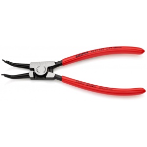 KNIPEX 46 31 A22 clește pentru inele de siguranță pentru inele exterioare pe axuri angular la 45° acoperite cu plastic vopsit negru 185 mm - Img 2