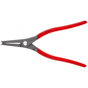 KNIPEX 49 11 A4 clește de precizie pentru inele de siguranță pentru inele exterioare pe axuri acoperit cu material plastic aderent bonderizat în culoarea gri 320 mm (carton cu autoservire/în blister) - Img 3