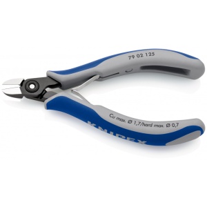 KNIPEX 79 02 125 Șfic de precizie pentru sisteme electronice cu manşoane multicomponent brunat 125 mm - Img 3
