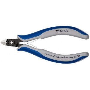 KNIPEX 79 22 120 Șfic de precizie pentru sisteme electronice cu manşoane multicomponent brunat 120 mm - Img 1