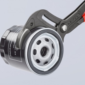 KNIPEX 81 01 250 Cleşte pentru sifon şi conectori acoperit cu material plastic aderent vopsit negru 250 mm - Img 7