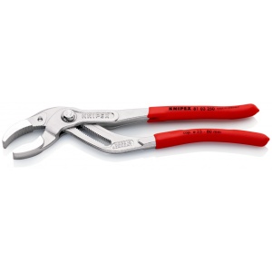 KNIPEX 81 03 250 Cleşte pentru sifon şi conectori acoperit cu material plastic aderent cromat 250 mm - Img 2
