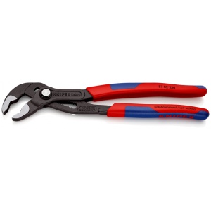 KNIPEX 87 02 250 Cobra® Clește high tech pentru pompe de apă cu manşoane suple, multicomponent bonderizat în culoarea gri 250 mm - Img 2