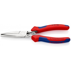 KNIPEX 91 92 180 Cleşte pentru cleme de tapiţerie cu manşoane multicomponent polizat, cu aspect de oglindă 185 mm