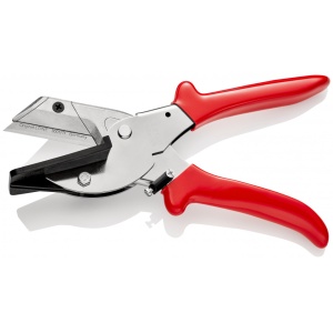 KNIPEX 94 15 215 Tăietor pentru cabluri de tip platbandă cu învelișuri din plastic cromat 215 mm - Img 2