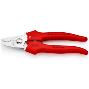KNIPEX 95 05 165 Foarfece de tăiat cabluri mânere stropite cu material plastic stropite cu material plastic 165 mm - Img 2