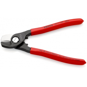 KNIPEX 95 11 165 Foarfece de tăiat cabluri acoperite cu plastic brunat 165 mm - Img 2
