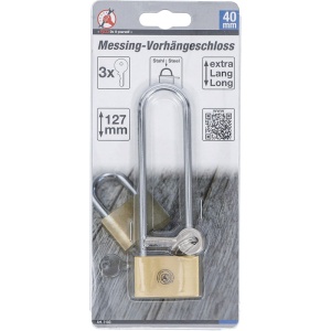 Lacat alama brida extra inalta, cu 3 chei, 40 mm - Img 3