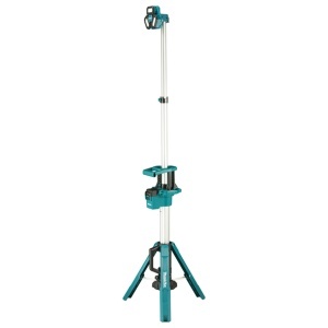 Lampa de lucru cu trepied Makita, 3.000 lm, fara acumulatori, compatibila cu LXT 18V