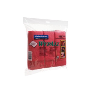 Lavete microfibră Kimberly-Clark WypAll, 6 buc/pachet