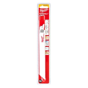 Lemn / Metal / Plastic: Pânze universale Milwaukee 200 x 10 / 14 Tpi - 5 bucati - Img 3