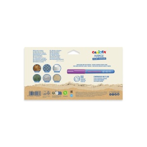 Marker cu vopsea acrilică și vârf pensulă Carioca 18 buc/set - Img 6