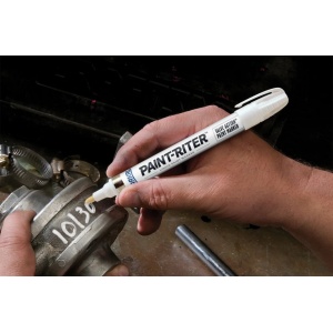 Marker cu vopsea lichida, PAINT RITER Valve Action, verde - Img 2