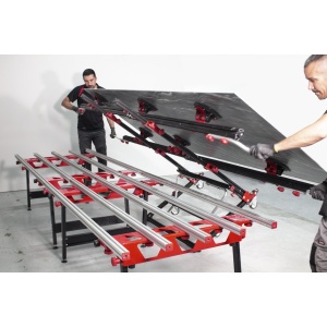 Masa de lucru pt. placi ceramice de dimensiuni mari, 180cm, 250kg - RUBI-18935 - Img 5