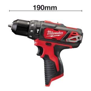 Masina de gaurit si insurubat cu percutie cu acumulator Milwaukee M12 BPD-0, cuplu 30 Nm, livrata fara acumulator - Img 4
