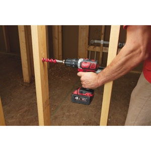Masina de gaurit si insurubat cu percutie cu acumulator Milwaukee M18 BPD-402C, cuplu 60 Nm, livrata cu acumulatori, valiza - Img 11