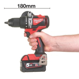 Mașină de găurit si insurubat cu percuție cu acumulator Milwaukee M18 BLPD2-502X, cuplu 82 Nm, livrata cu acumulatori, valiza - Img 12