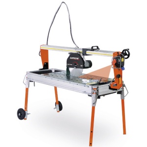 Masina de taiat marmura, granit 120cm, 2.2kW, SUPREME 120S cu laser si roti - Battipav-81201 - Img 1