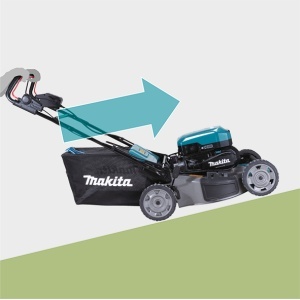 Masina de tuns gazon compatibila cu acumulatorul tip rucsac PDC1200A01, 53 cm, autopropulsie, fara acumulatori - Img 3