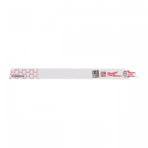 Metal: Pânze Heavy Duty TORCH™ pentru lucrări de demolare Milwaukee TORCH 300 x 18 Tpi - 5 bucati