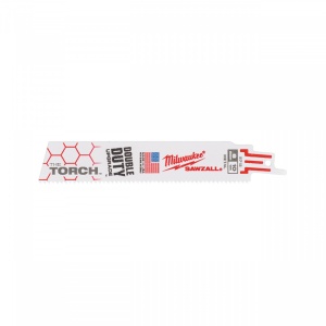 Metal: Pânze Heavy Duty TORCH™ pentru lucrări de demolare Milwaukee TORCH 150 x 10 Tpi - 25 bucati - Img 1