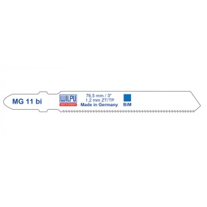 MG 11 BI Panza Bi-Metal pentru fierastrau vertical, prindere T, pentru metal / 25 bucati, DIM 76.5 x 7.8 x 1.0 mm