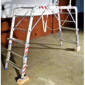 Miniplatforma RARIS, pliabila, cu inaltimea reglabila, podina din aluminiu, tip MPIRA - Img 6