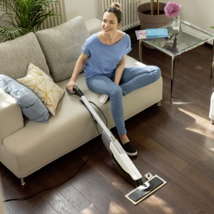 Mop electric cu abur Karcher, KST2 UPRIGHT, set lavete abrazive - Img 5
