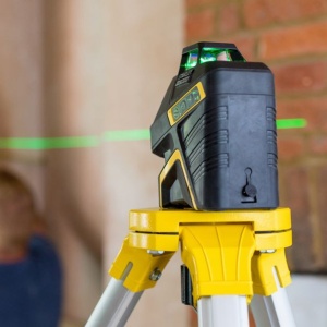 Nivela laser 360° Stanley Fatmax FMHT77617-1, o linie orizontala la 360° si doua linii verticale, functie fir cu plumb - Img 7