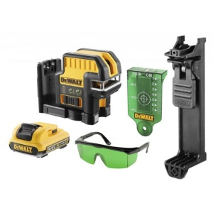 Nivela laser cu 2 puncte in cruce DeWalt DCE0822D1G, Verde, 30 m, Li-Ion, 10.8V, 2 Ah - Img 2