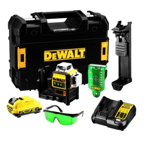 Nivela laser in cruce, autonivelanta, DeWalt DCE089D1G, Li-Ion 10.8V, 2 Ah, fascicul verde - Img 3