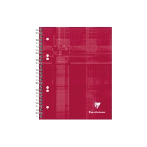Notebook A5+ (16 x 21 cm) cu spirală, 90 file, Clairefontaine Bind'O Block - Img 3
