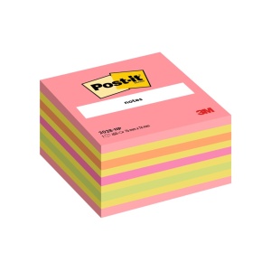 Notes adeziv 76 x 76 mm 450 file cub neon Post-it 3M - Img 1