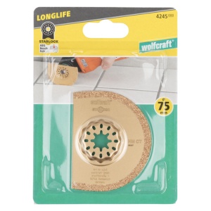 Panza de fierastrau Wolfcraft 4245000, "Expert", dimensiune 75 x 20 mm, material HM echipat, lama radiala - Img 4
