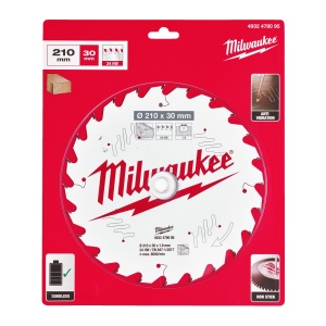Pânza pentru fierăstrău cu masă Milwaukee, Ø 210 x 30 x 1.9 x 24ATB - Img 7