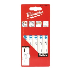 Pânze tradiționale Milwaukee Bi 75 x 2.5 mm T101A sp. - 5 bucati - Img 2
