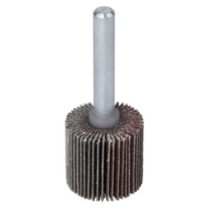 Perie lamelara Wolfcraft 2037000, cu tija de 6 mm, D 20x20 mm, granulatie 120 - Img 1