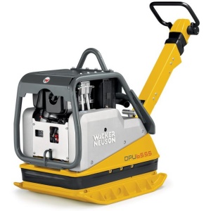 Placa compactoare reversibila Wacker Neuson DPU6555Hehap, motor diesel, greutate 518 kg, forta de impact 65 kN, pornire electrica, contor ore de functionare - Img 1